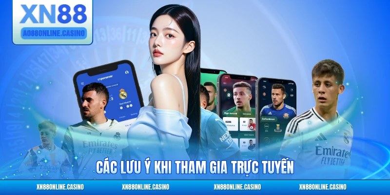 Các lưu ý khi tham gia trực tuyến